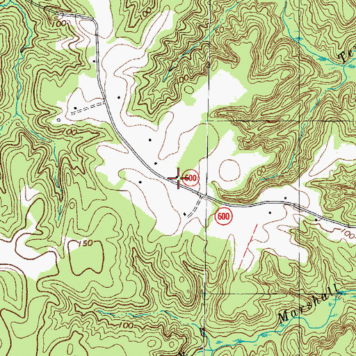 Topographic Map of Nomini School (historical), VA