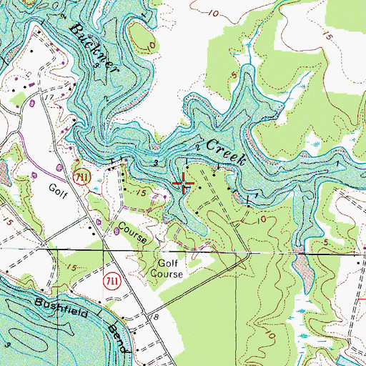 Topographic Map of Raccoon Cove, VA