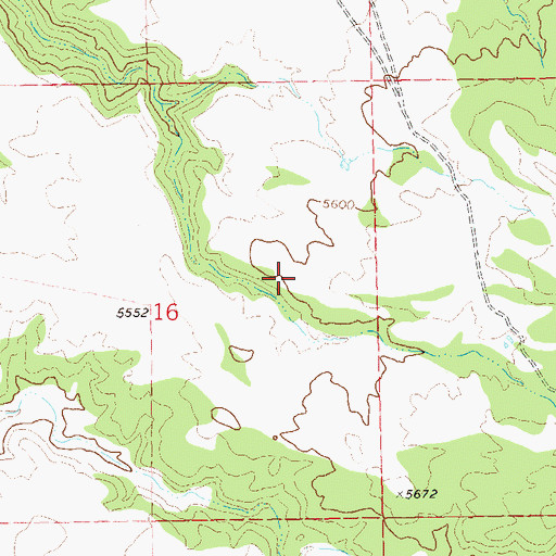 Topographic Map of Dry Fork Lightner Creek, CO