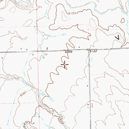 Topographic Map of Montezuma Valley, CO