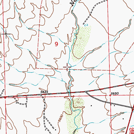 Topographic Map of Ismay Draw, CO