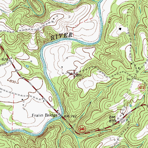 Topographic Map of Zeigler Cemetery, VA