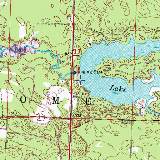 Topographic Map of Sherwood 3WR1125 Dam, WI