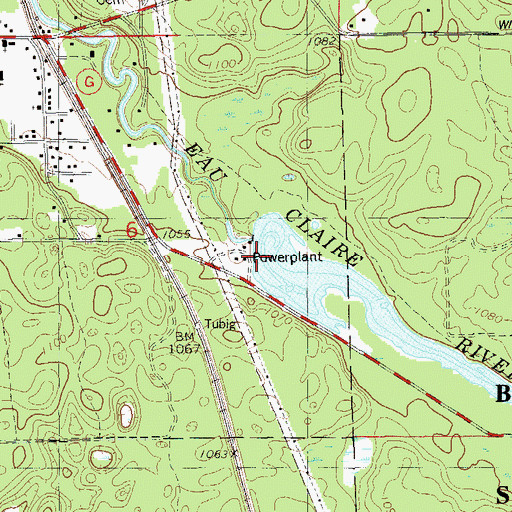 Topographic Map of Gordon 2WP49 Dam, WI
