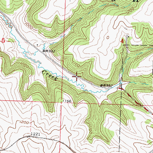 Topographic Map of Twin Parks 7 Dam, WI