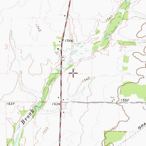 Topographic Map of 25 Reservoir, WI