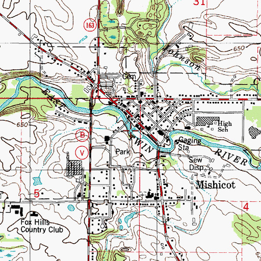 Topographic Map of 112 Reservoir, WI