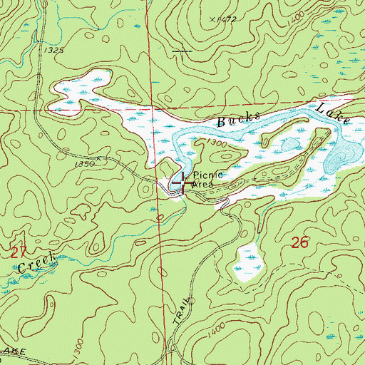 Topographic Map of Tainter 2WP1283 Dam, WI