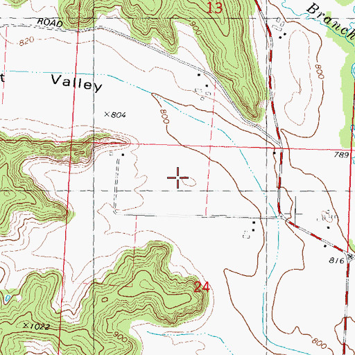 Topographic Map of Leland Millpond 25, WI