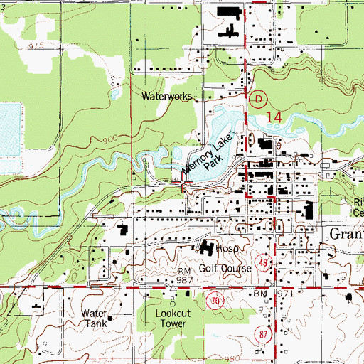 Topographic Map of Hickerson 1895C98 Dam, WI