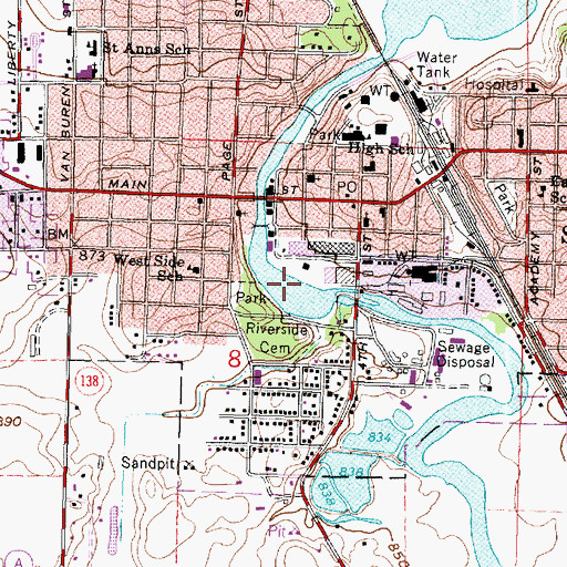 Topographic Map of Stoughton Millpond 429, WI