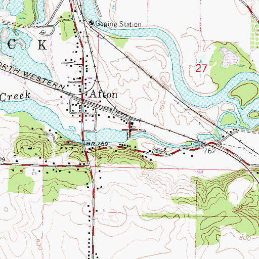 Topographic Map of 65 Reservoir, WI