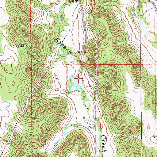 Topographic Map of Alma Mill 1 D6519 Dam, WI