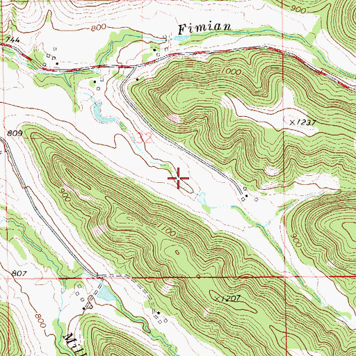 Topographic Map of Alma Mill 5 D6519 Dam, WI
