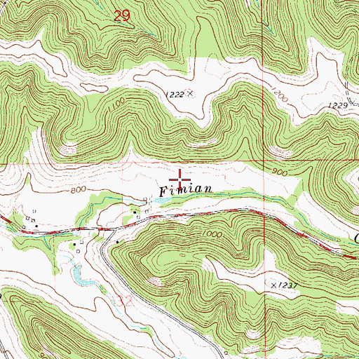 Topographic Map of Alma Mill 6 D6519 Dam, WI