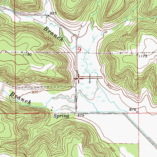 Topographic Map of 3.0 Reservoir, WI