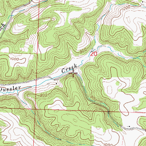 Topographic Map of Twin Parks 9 D9400 Dam, WI