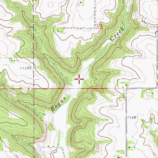 Topographic Map of 3 Reservoir, WI