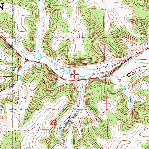 Topographic Map of 2 Reservoir, WI