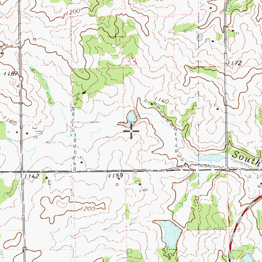 Topographic Map of Glen Hills 2 G 716 Dam, WI