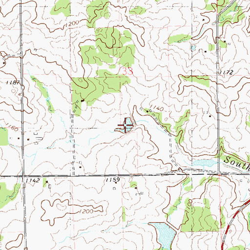 Topographic Map of 2 Reservoir, WI