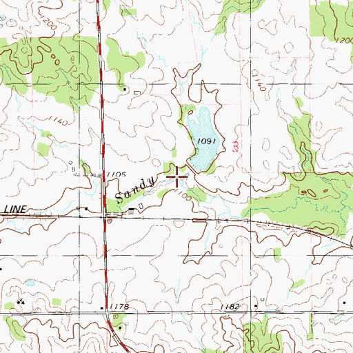 Topographic Map of Glen Hills 8 G-716 Dam, WI