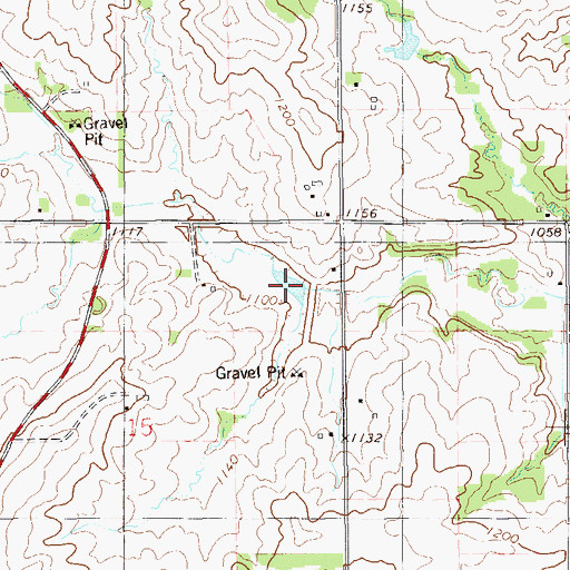Topographic Map of 3 Reservoir, WI