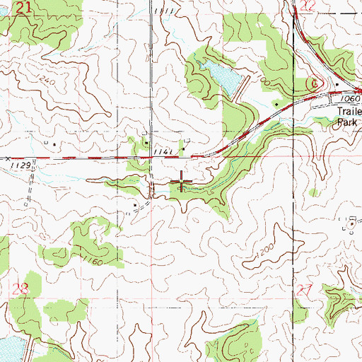 Topographic Map of Glen Hills 4 G-716 Dam, WI