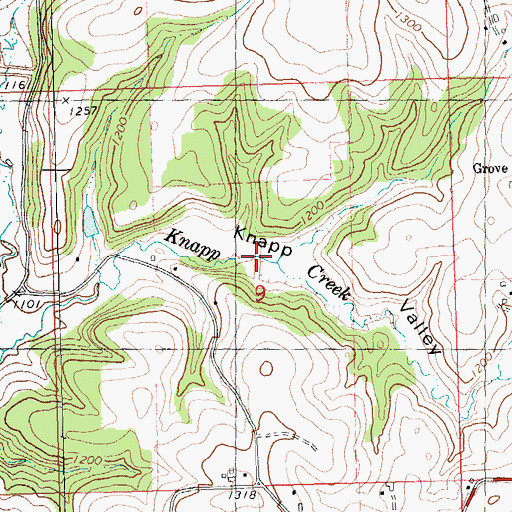 Topographic Map of 2 Reservoir, WI