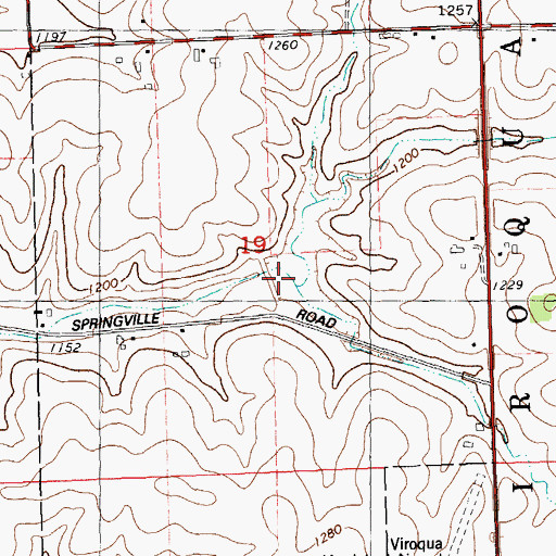 Topographic Map of Bad Axe 2 D 2592.1 Dam, WI