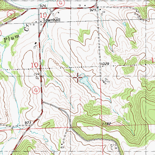 Topographic Map of Magruder G5279 Dam, WI