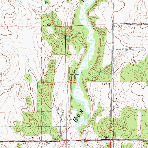 Topographic Map of 0.05 Reservoir, WI