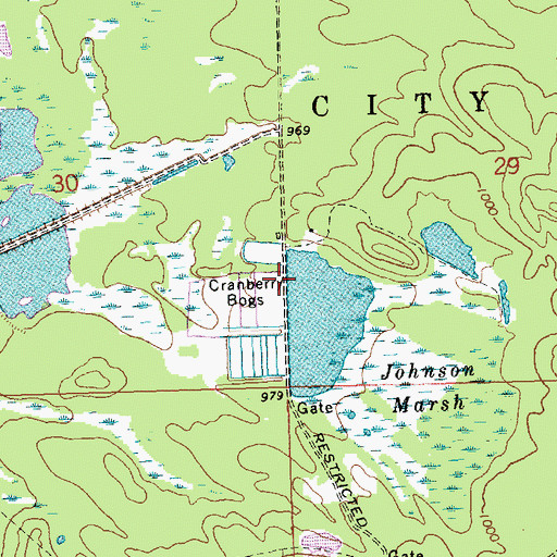 Topographic Map of Normington E7395 Dam, WI