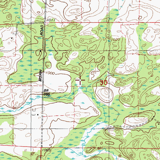 Topographic Map of Joe Panis, Jr E4083 Dam, WI