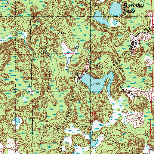 Topographic Map of Conley E3663 1 Dam, WI