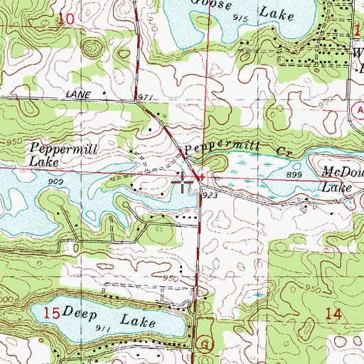Topographic Map of Coddington Dam 2WP2383, WI
