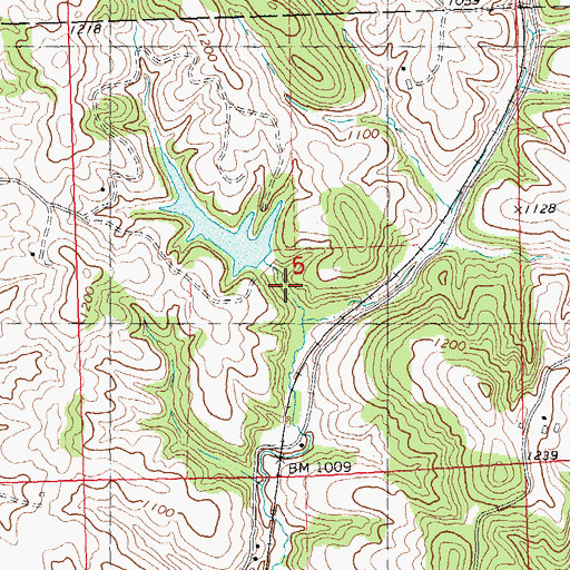 Topographic Map of Doyle G3410 Dam, WI