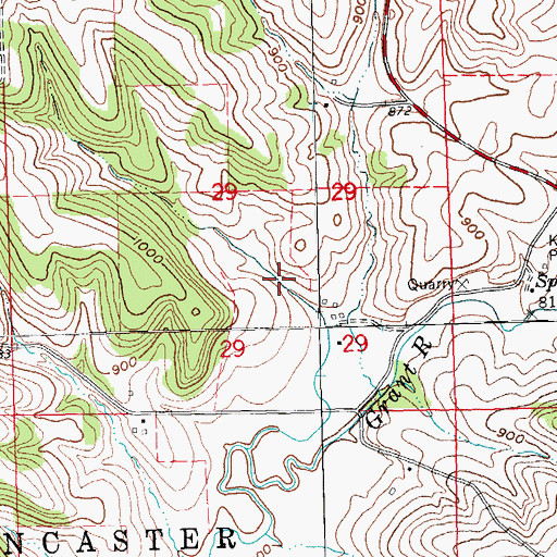 Topographic Map of 0.37 Reservoir, WI