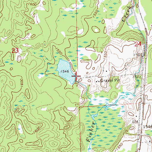 Topographic Map of Eugene Mathey E 5228 Dam, WI