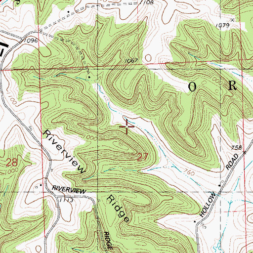 Topographic Map of Scholten Dam, WI
