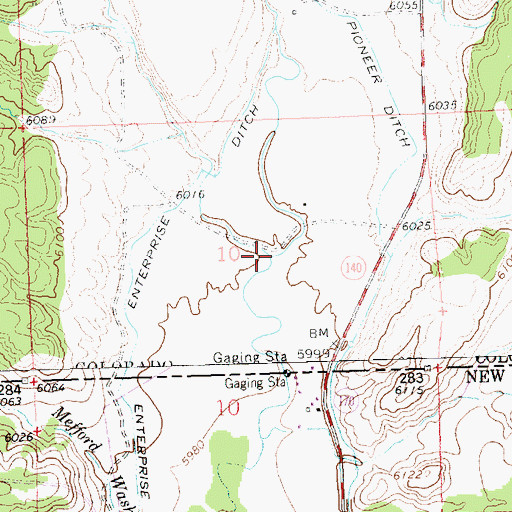 Topographic Map of Johnny Pond Arroyo, CO