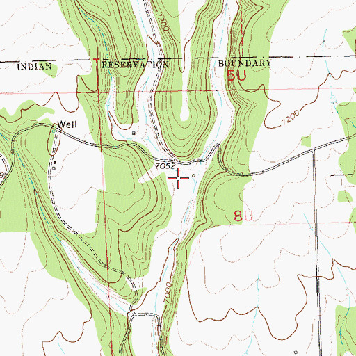 Topographic Map of West Alkali Gulch, CO