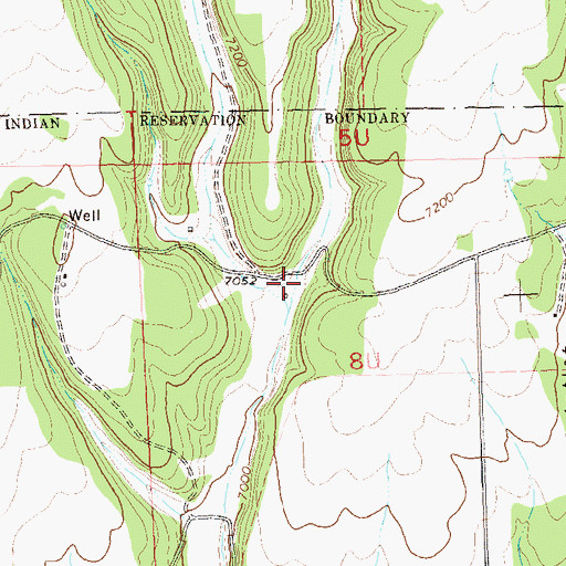 Topographic Map of East Alkali Gulch, CO