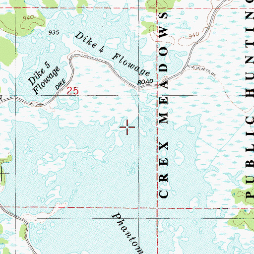 Topographic Map of Peterson Bellach Group Dam, WI