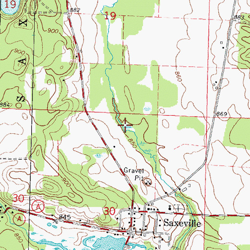 Topographic Map of Kristine Lake 2, WI