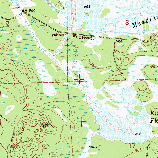 Topographic Map of Beaver Creek 9 2WP479 Dam, WI