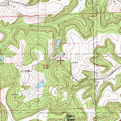 Topographic Map of Sarazin G3407 Dam, WI
