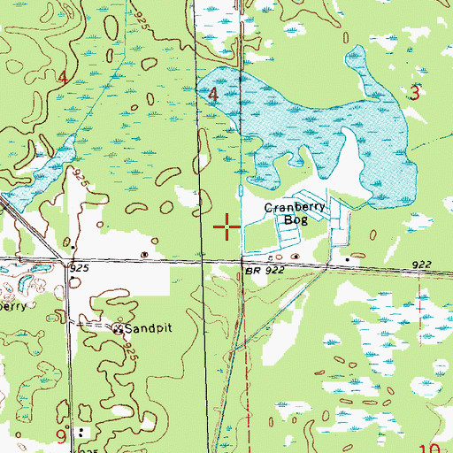 Topographic Map of Dandy Creek 9 C6118-D9 Dam, WI