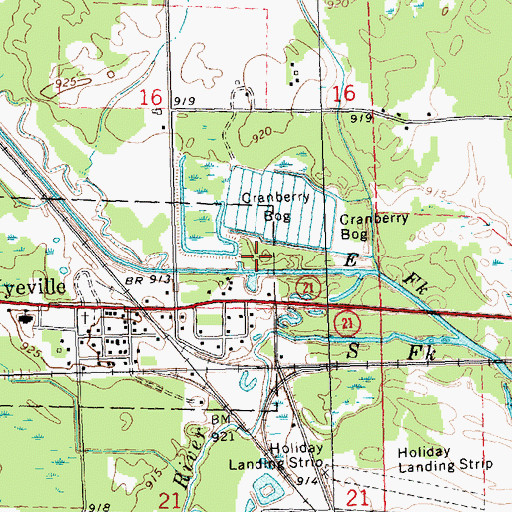 Topographic Map of Dandy Creek 11 2WP197 Dam, WI