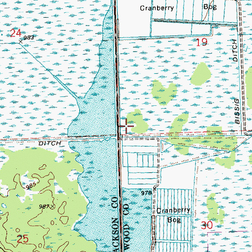 Topographic Map of Remington 16 C 6118 Dam, WI